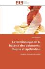 Image for La Terminologie de la Balance Des Paiements