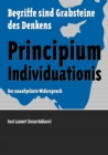 Image for Principium Individuationis