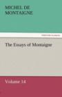 Image for The Essays of Montaigne - Volume 14
