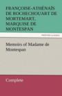 Image for Memoirs of Madame de Montespan - Complete