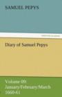Image for Diary of Samuel Pepys - Volume 09