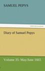 Image for Diary of Samuel Pepys - Volume 35