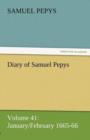 Image for Diary of Samuel Pepys - Volume 41