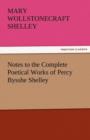 Image for Notes to the Complete Poetical Works of Percy Bysshe Shelley