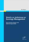 Image for Modelle Zur Aufdeckung Von Earnings Management : Eine Kritische Analyse Und Optimierungsansatze