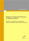 Image for Regional Integration Process in South America: Analysis of institutions and policies of regional integration under the EU Framework