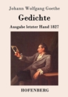 Image for Gedichte : Ausgabe letzter Hand 1827