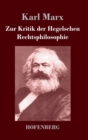 Image for Zur Kritik der Hegelschen Rechtsphilosophie