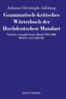 Image for Grammatisch-kritisches Worterbuch der Hochdeutschen Mundart : Nach der Ausgabe letzter Hand 1793-1801 Band 4 von 6 Ko-Q
