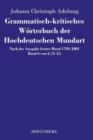 Image for Grammatisch-kritisches Worterbuch der Hochdeutschen Mundart : Nach der Ausgabe letzter Hand 1793-1801 Band 6 von 6 T-Z