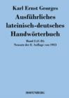 Image for Ausfuhrliches lateinisch-deutsches Handworterbuch : Band 2 (C-D) Neusatz der 8. Auflage von 1913