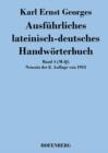Image for Ausfuhrliches lateinisch-deutsches Handworterbuch : Band 4 (M-Q) Neusatz der 8. Auflage von 1913