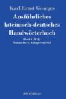 Image for Ausfuhrliches lateinisch-deutsches Handworterbuch : Band 4 (M-Q) Neusatz der 8. Auflage von 1913