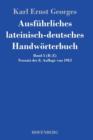 Image for Ausfuhrliches lateinisch-deutsches Handworterbuch
