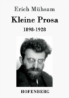 Image for Kleine Prosa 1898-1928