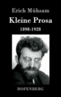 Image for Kleine Prosa 1898-1928