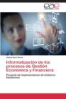 Image for Informatizacion de Los Procesos de Gestion Economica y Financiera