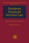 Image for European Financial Services Law
