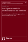 Image for Das Eigentumsrecht in Deutschland und der VR China