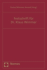 Image for Festschrift fur Dr. Klaus Wimmer