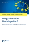 Image for Integration oder Desintegration?