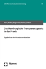 Image for Das Hamburgische Transparenzgesetz in der Praxis