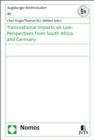 Image for Transnational impacts on law: perspectives from South Africa and Germany