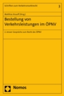 Image for Bestellung von Verkehrsleistungen im OPNV