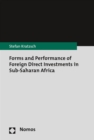 Image for Forms and Performance of Foreign Direct Investments in Sub-Saharan Africa