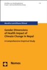 Image for Gender Dimensions of Health Impact of Climate Change in Nepal