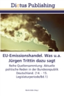 Image for EU-Emissionshandel. Was u.a. Jurgen Trittin dazu sagt