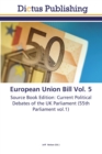 Image for European Union Bill Vol. 5