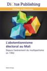 Image for L&#39;Abstentionnisme Electoral Au Mali