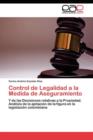 Image for Control de Legalidad a la Medida de Aseguramiento