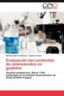 Image for Evaluacion del Contenido de Aminoacidos En Guabina