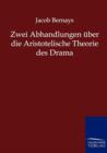 Image for Zwei Abhandlungen uber die Aristotelische Theorie des Drama