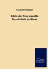 Image for Briefe der Frau Jeanette Strauss-Wohl an Boerne