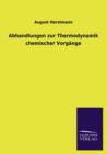 Image for Abhandlungen zur Thermodynamik chemischer Vorgange