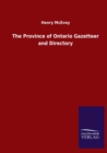 Image for The Province of Ontario Gazetteer and Directory