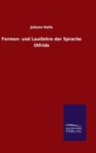 Image for Formen- und Lautlehre der Sprache Otfrids