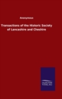 Image for Transactions of the Historic Society of Lancashire and Cheshire