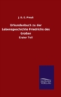 Image for Urkundenbuch zu der Lebensgeschichte Friedrichs des Großen