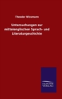 Image for Untersuchungen zur mittelenglischen Sprach- und Literaturgeschichte