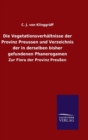 Image for Die Vegetationsverhaltnisse der Provinz Preussen und Verzeichnis der in derselben bisher gefundenen Phanerogamen