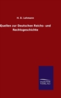 Image for Quellen zur Deutschen Reichs- und Rechtsgeschichte