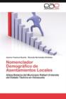 Image for Nomenclador Demografico de Asentamientos Locales