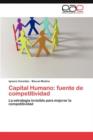 Image for Capital Humano : fuente de competitividad