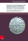Image for Regesten Zu Den Briefregistern Des Deutschen Ordens II: Die Ordensfolianten 8, 9 Und Zusatzmaterial