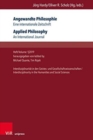Image for Angewandte Philosophie. Eine internationale Zeitschrift. : Heft/Volume 1,2019: InterdisziplinaritA¤t in den Geistes- und Gesellschaftswissenschaften/Interdisciplinarity in the Humanities and Social Sc