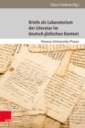 Image for Briefe als Laboratorium der Literatur im deutsch-judischen Kontext